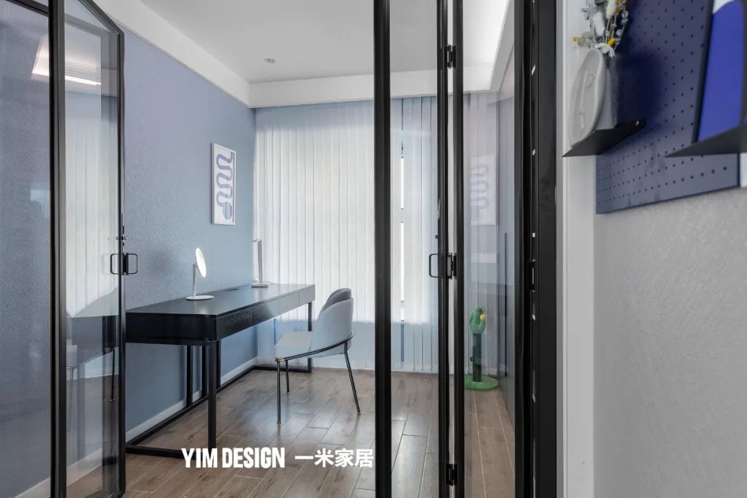 120㎡现代北欧婚房设计丨一米家居-44