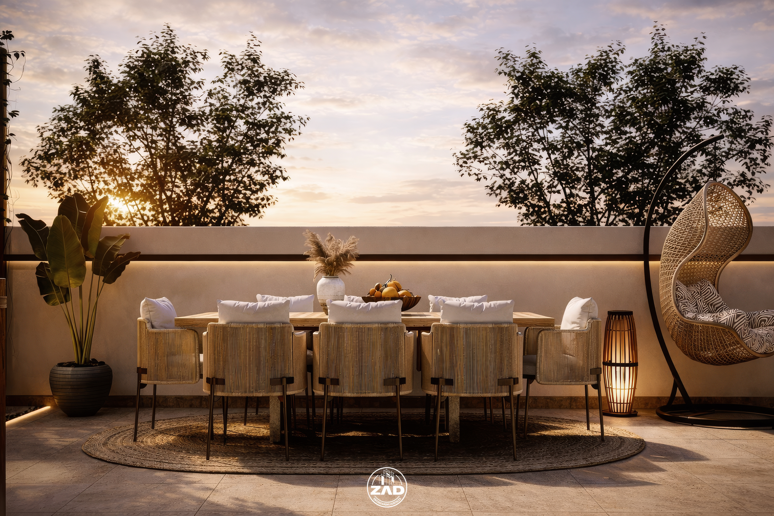 奢华屋顶设计

注：原文中Lu·ury可能拼写有误，推测是Luxury，按照奢华来进行了翻译 丨沙特阿拉伯-7