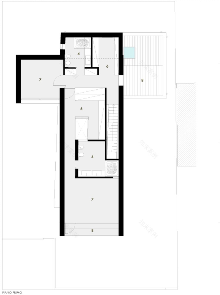 意大利 Treviso 郊区“T”形住宅设计-100