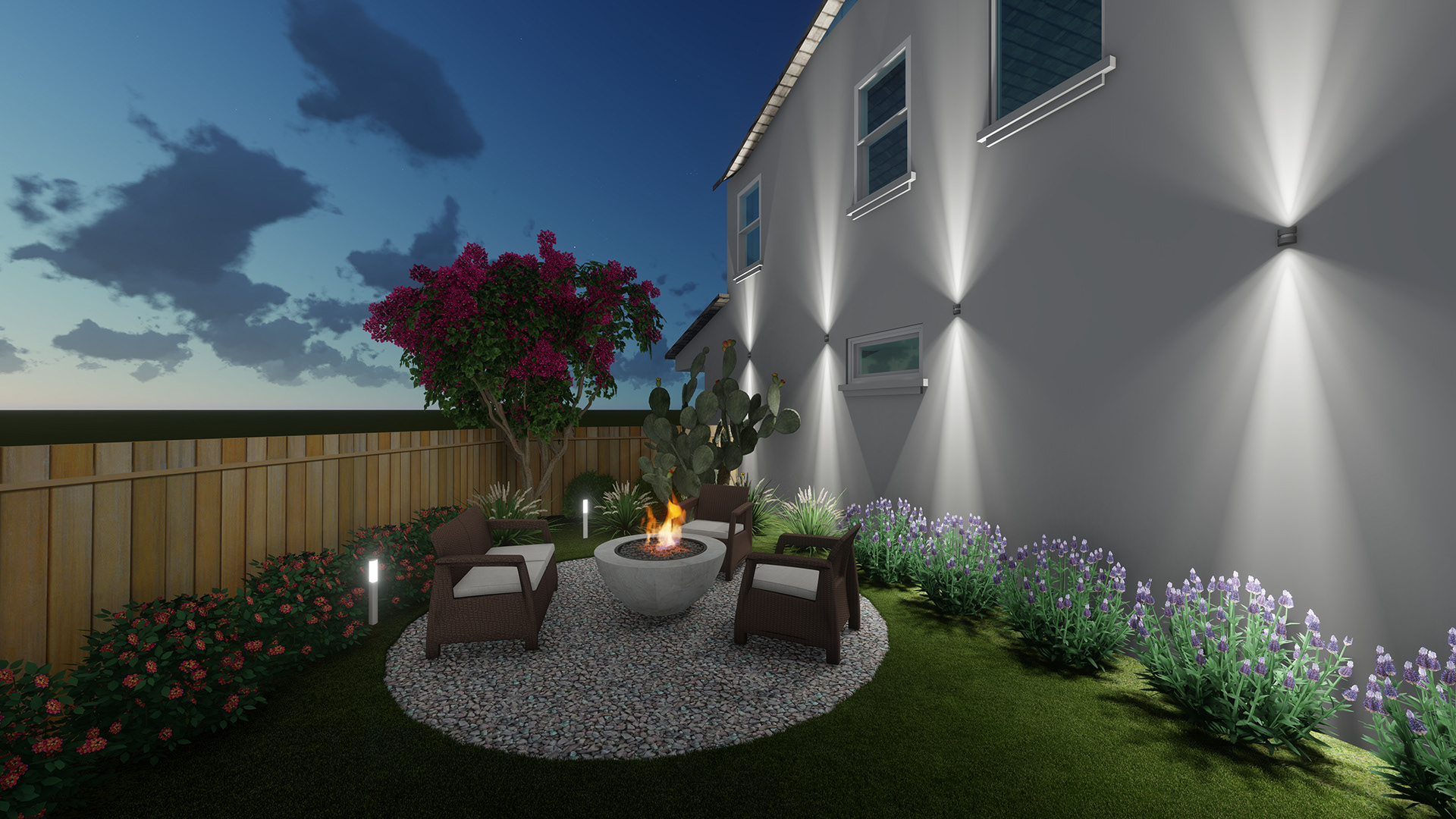 Diseño paisajístico patio-2