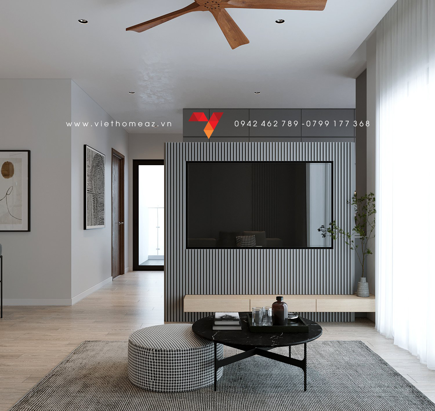 Vinhomes Smart City 室内设计项目丨越南河内丨VietHome-9