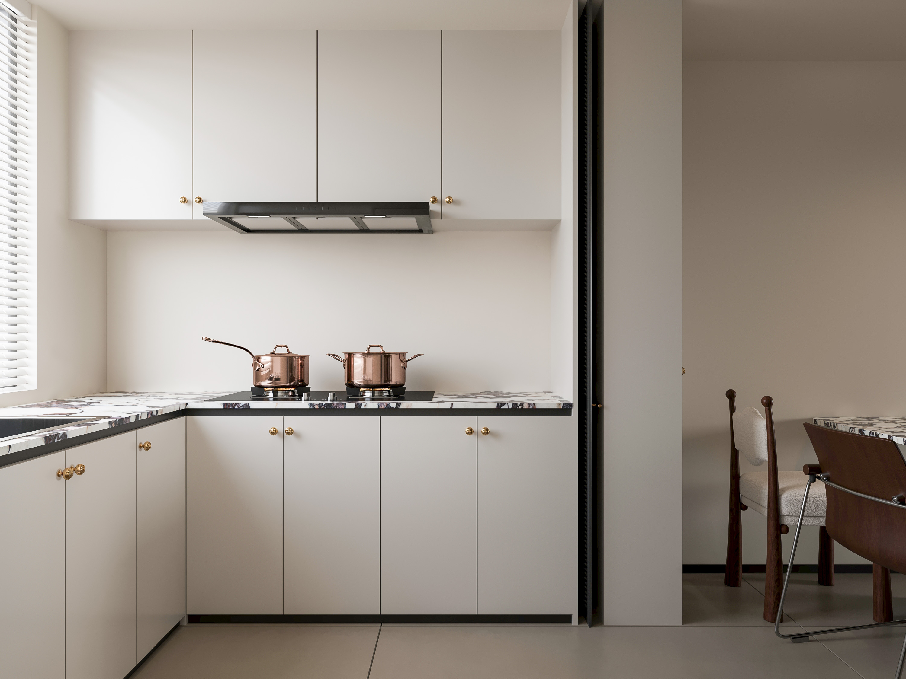 异地设计｜淄博悦府｜法式复古风-8