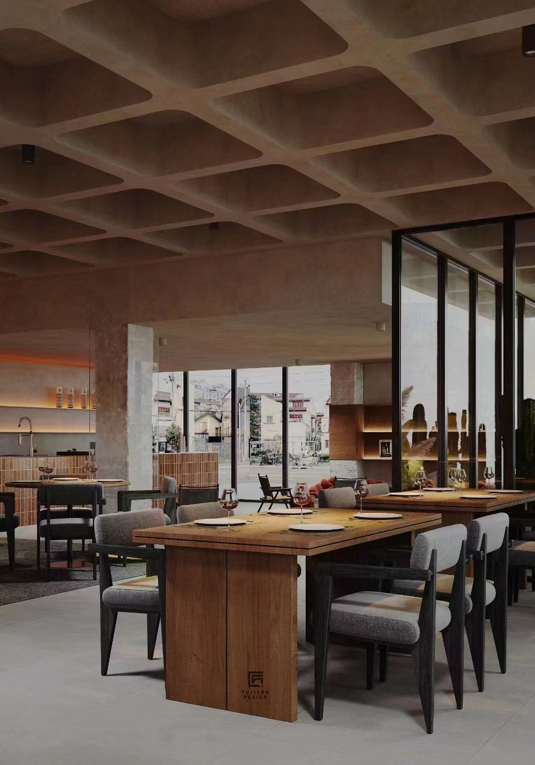 工装餐饮空间设计案例｜让就餐充满仪式感-8