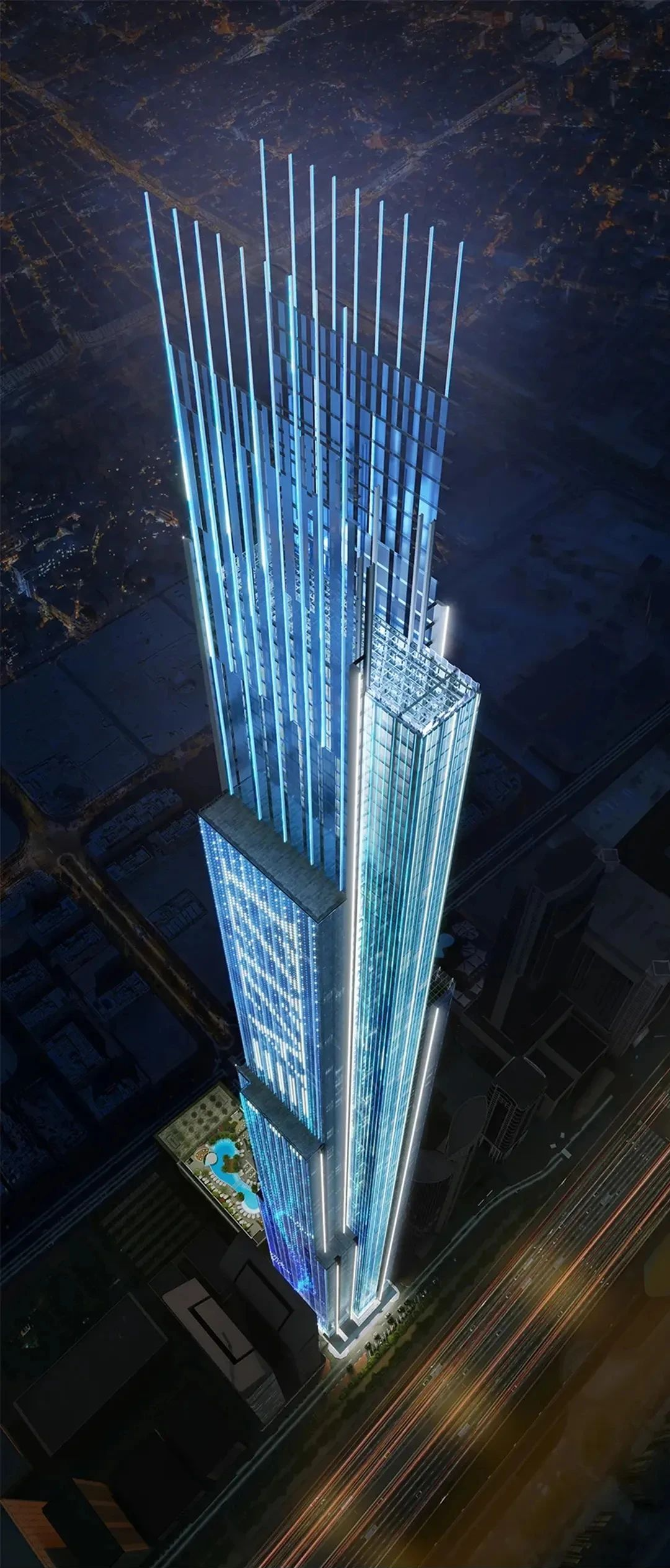 725米！全球第二高楼，迪拜阿齐兹塔（BurjAzizi）！-3