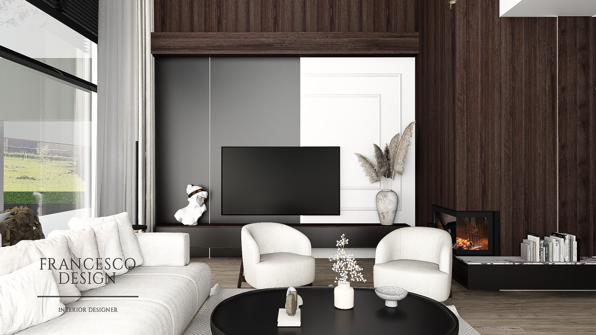 House in modern classic-6