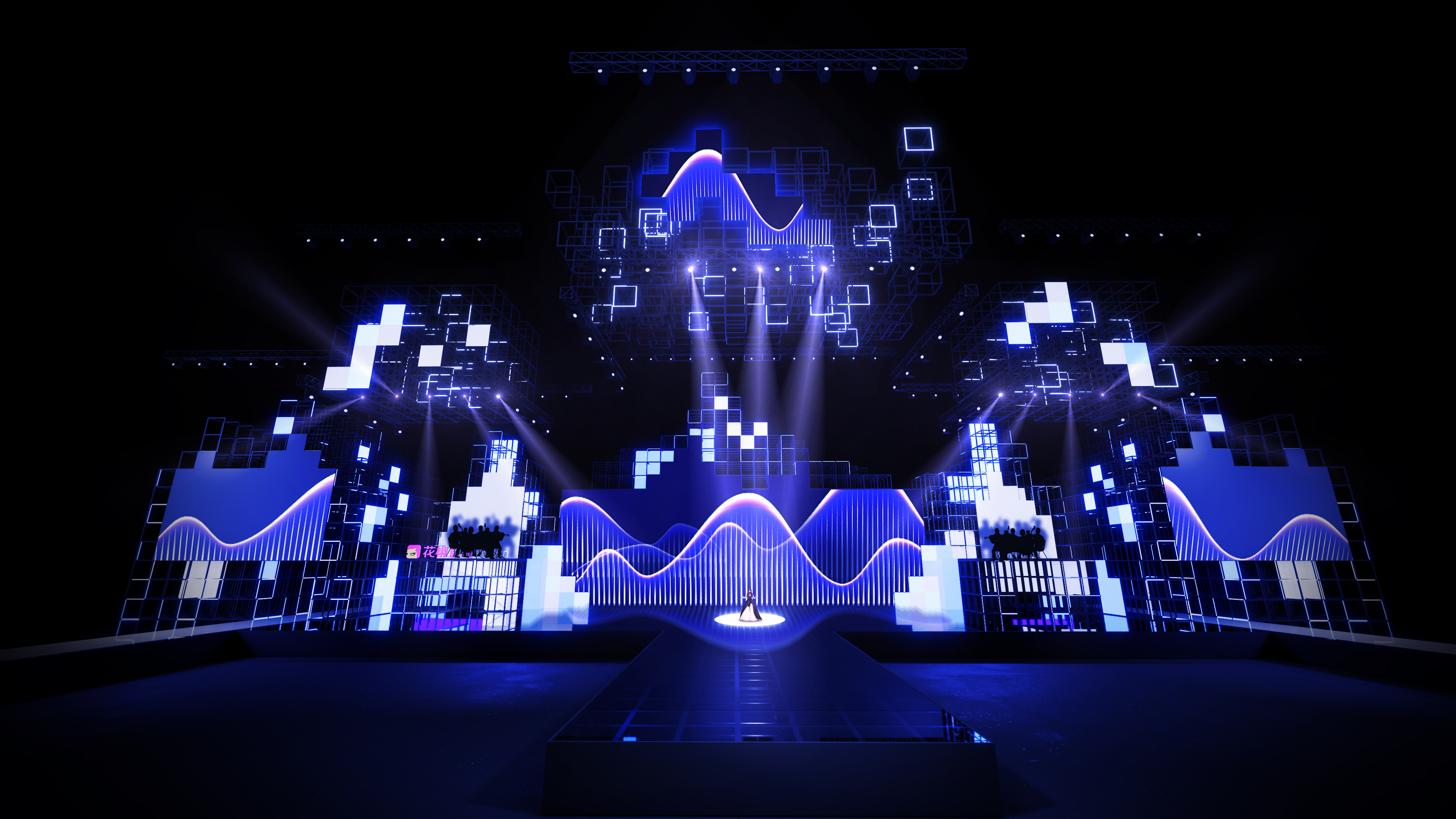 花椒2022 花房之夜年度盛典舞台设计-51