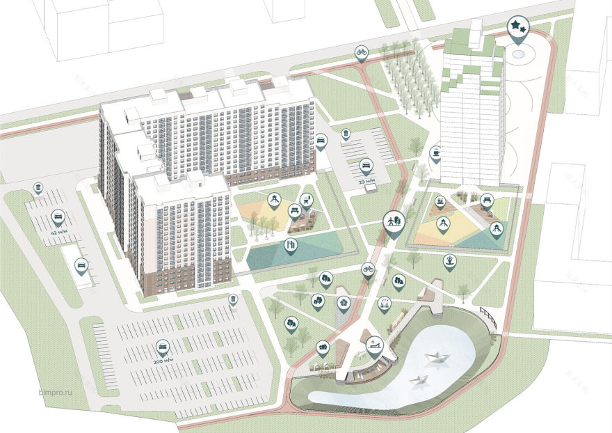 ЖК Акватория设计与美化项目丨俄罗斯秋明-18