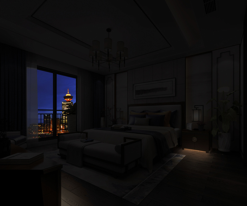 扬中翠竹花苑 | 900平米中式光影大宅的艺术呈现-24