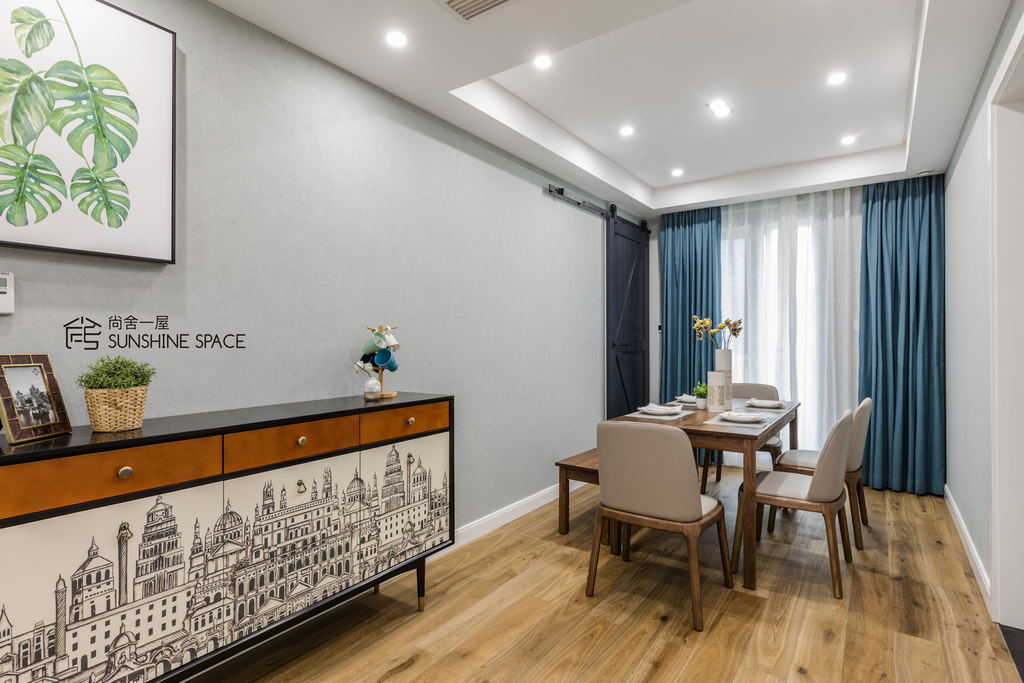 英溪桃源 130㎡北欧现代风家居设计,自然与工业共生的平衡美-48