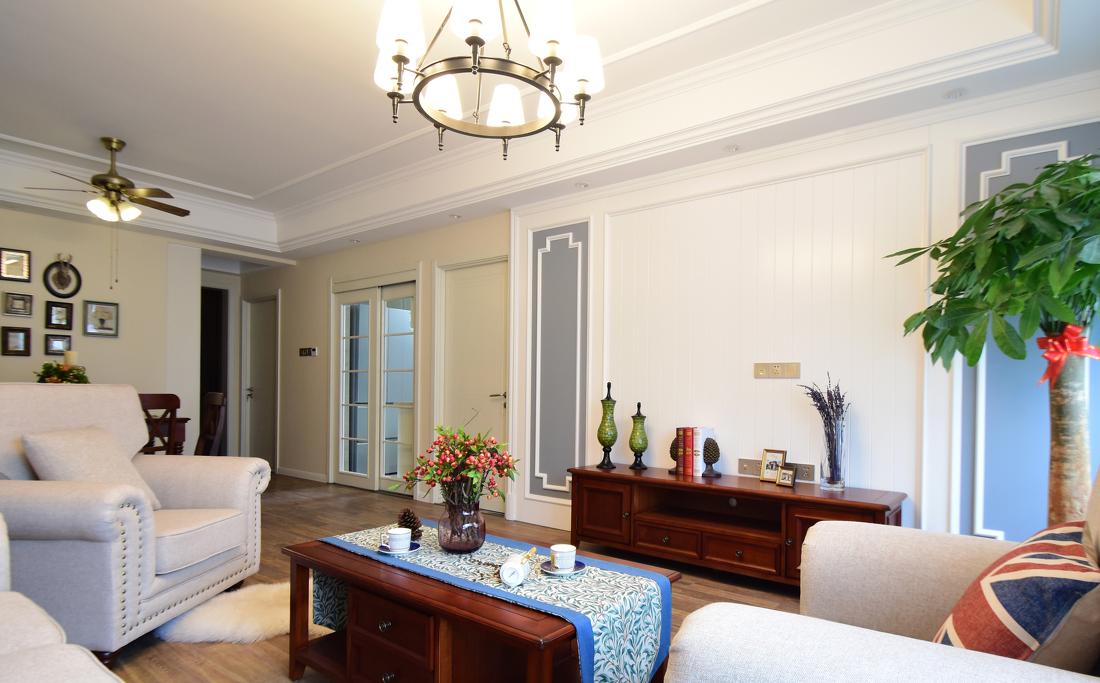 120㎡美式风情四居-2