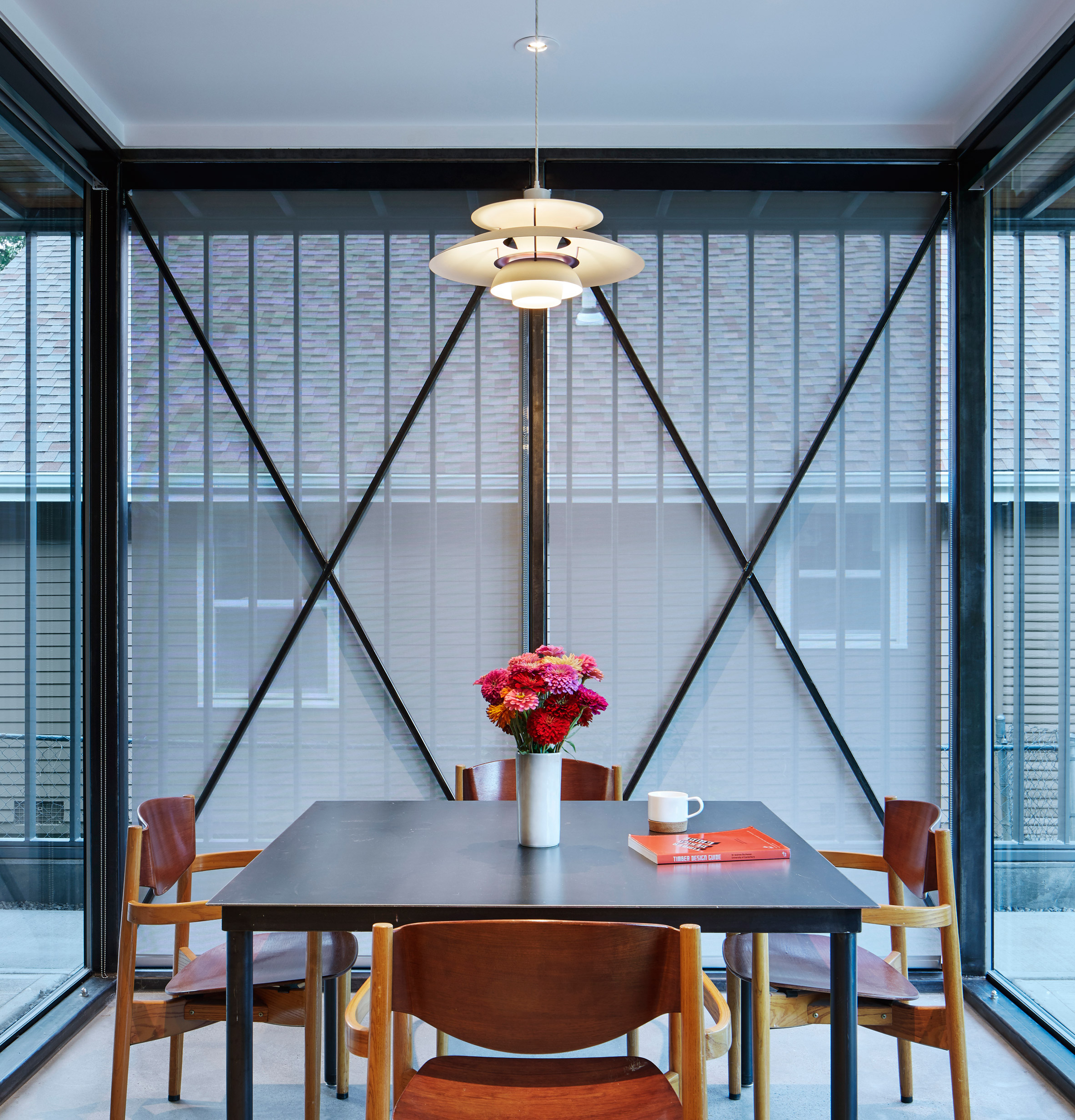 Studio 804 uses salvaged materials for sustainable home in Kansas-16