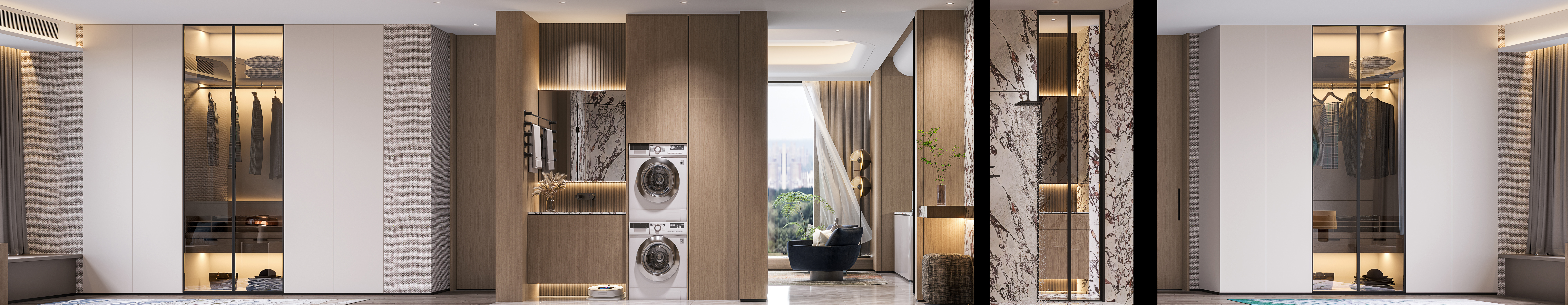 样板间案例，高级审美，至简格调，不失其华。-12