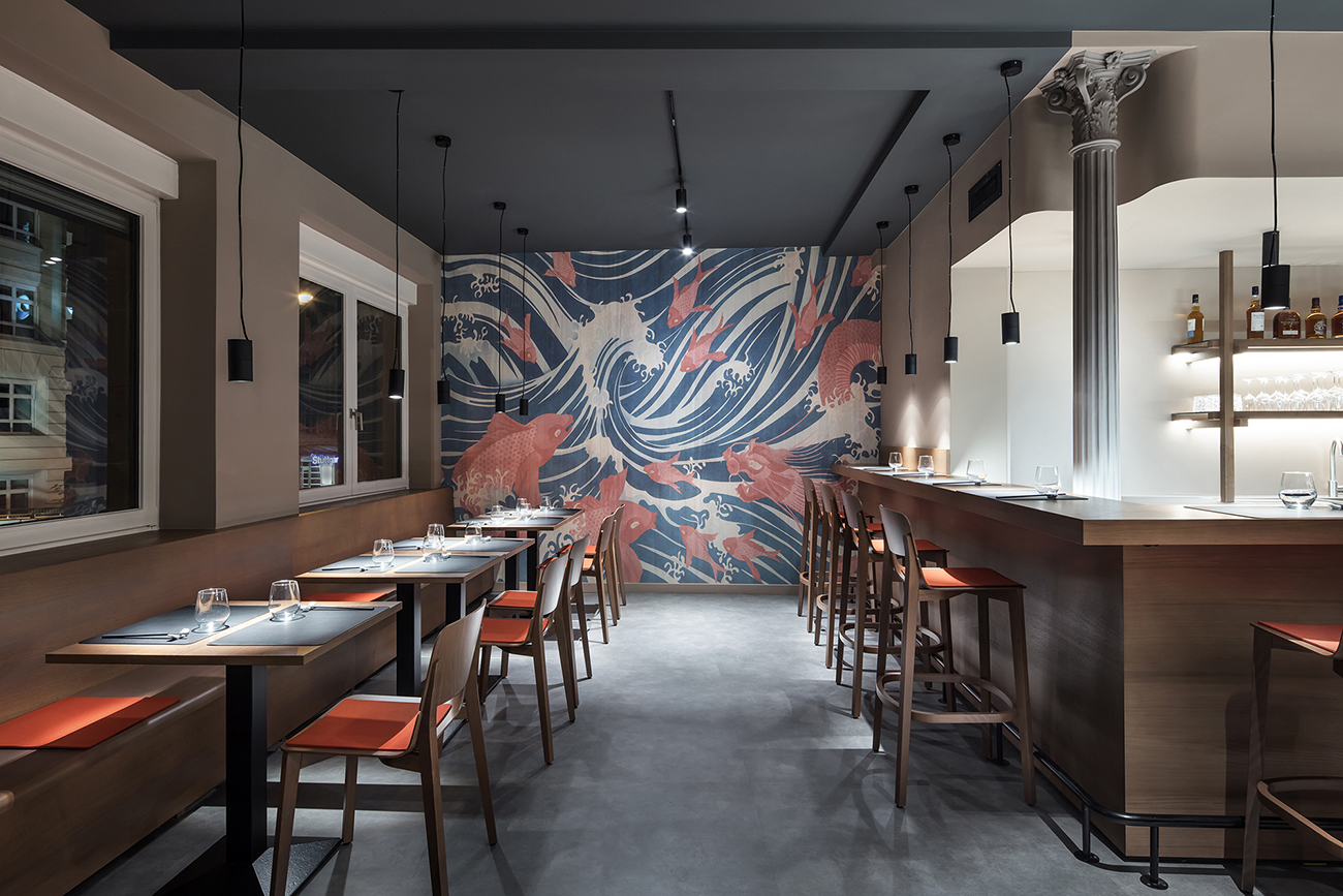 德意志风情融入日式美学,打造独特餐饮空间-7