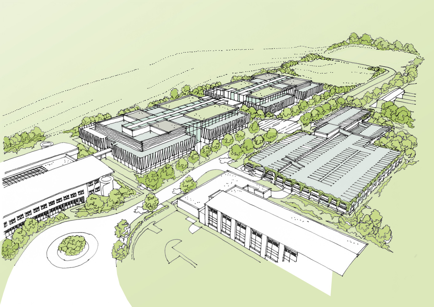 科技巨头 ARM 新总部,硅晶体结构灵感设计-49