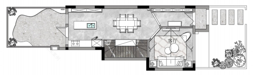 宝嘉花与山简约法式别墅设计丨中国重庆丨DE 设计师事务所,D.ART 软装服务机构-41