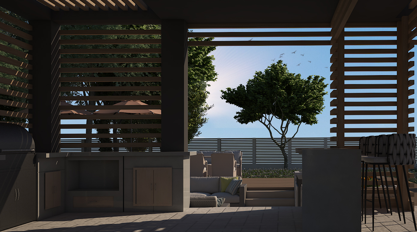 Backyard garden design in Houston city-4