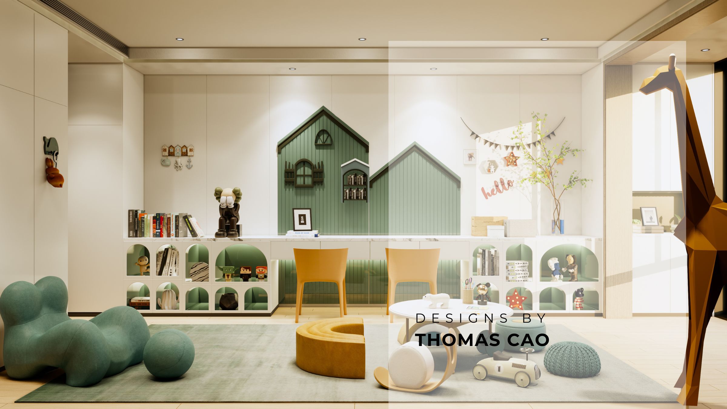 儿童房和游戏室项目丨ngoccao-5