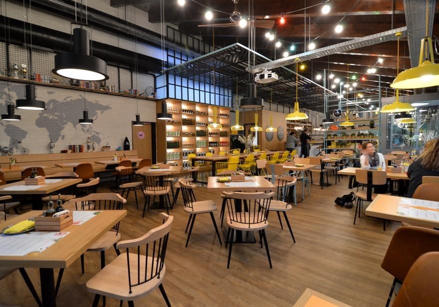 Denk Fabrik Restaurant in the German city of Karlsruhe / Gruppo Decorativo-0