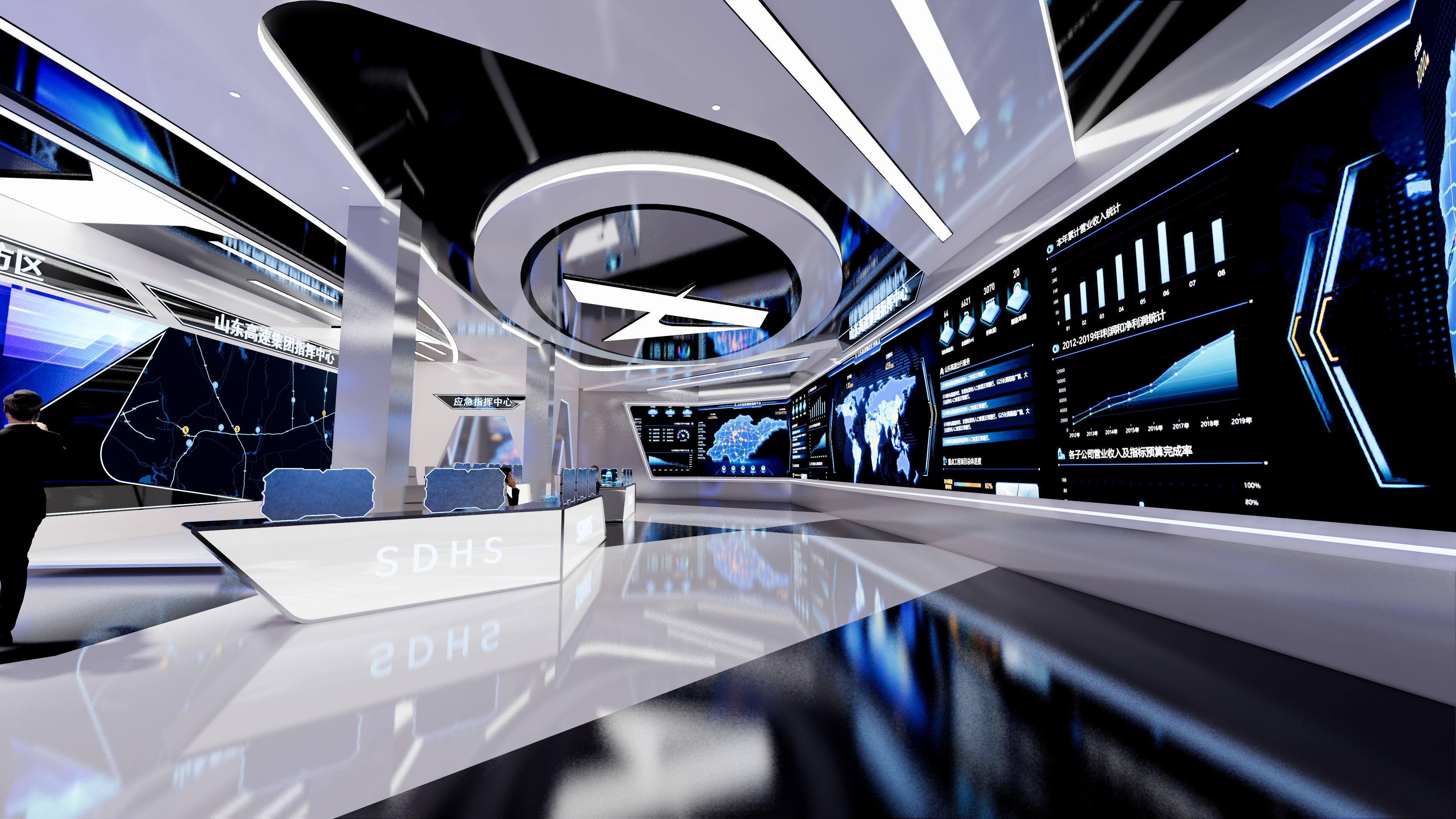 展厅设计/大数据指挥大厅-6
