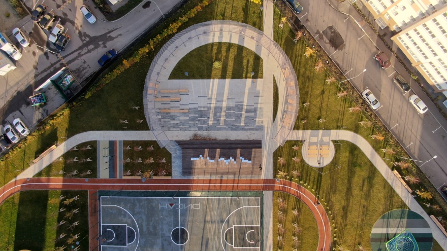 ЖК «Квартет»小区景观设计丨俄罗斯奔萨丨Farbstein-0