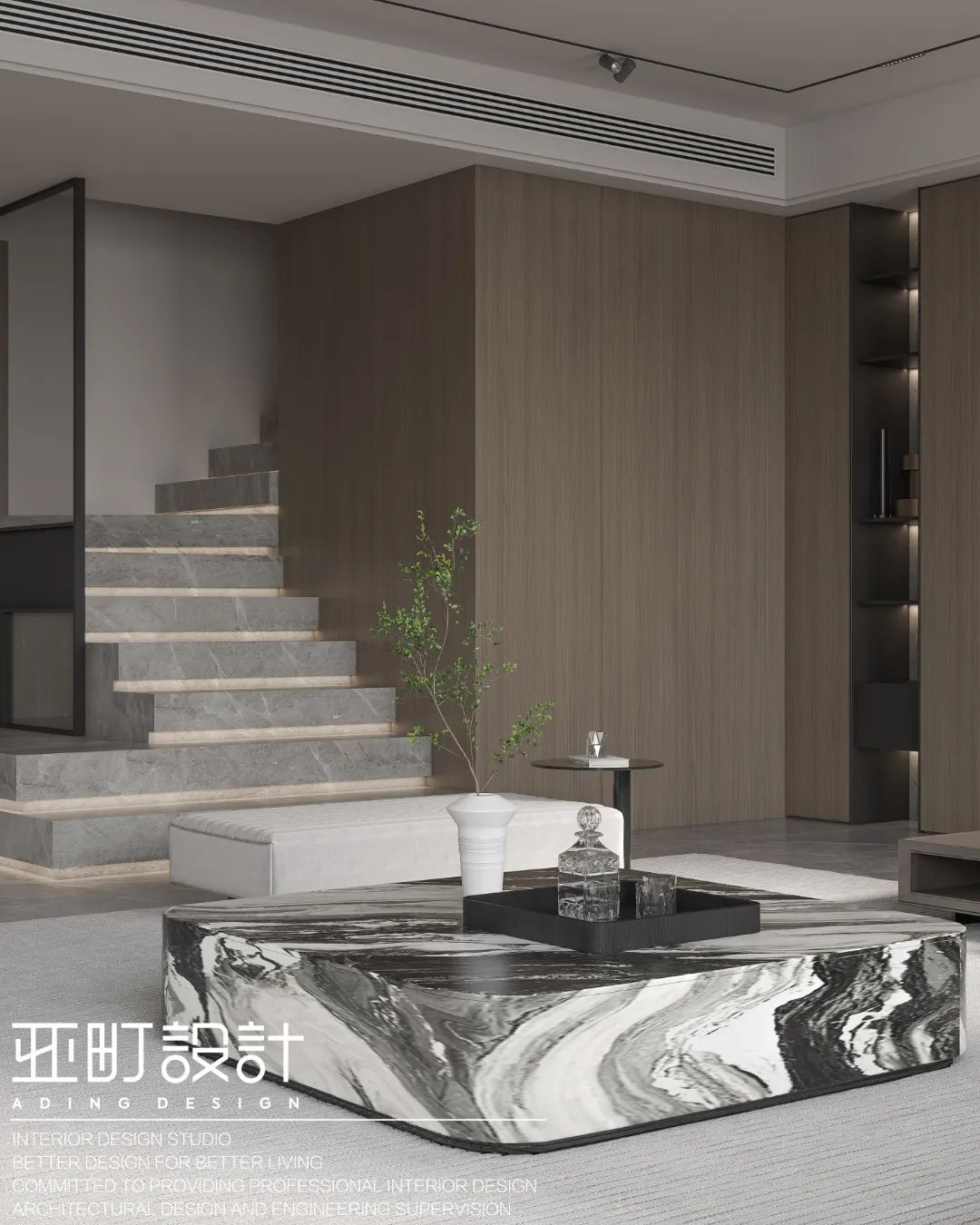 现代极简作品丨中国长沙丨亚町设计-54