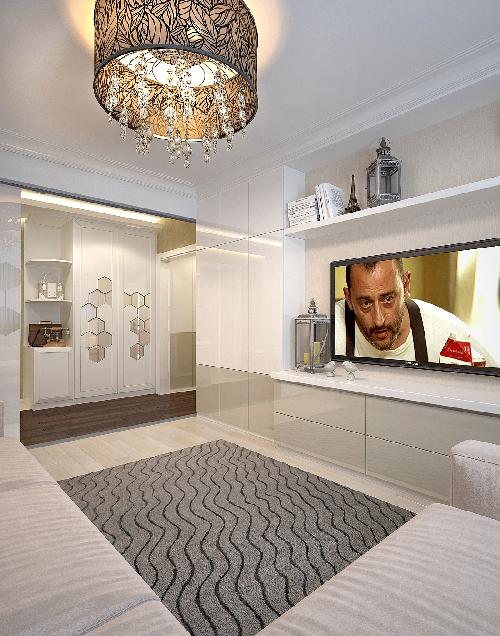 67平米公寓室内设计项目丨俄罗斯莫斯科丨莫斯科设计学院室内设计工作室-11