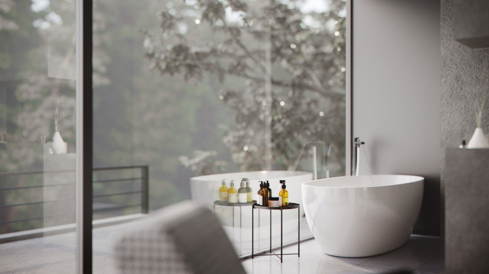 森林深处的素色设计空间-27