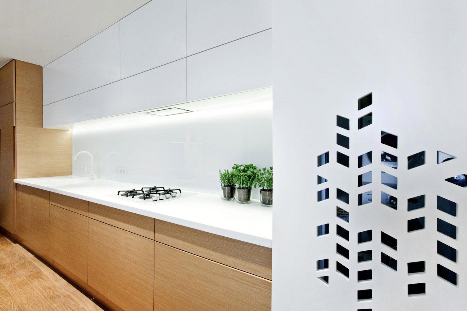 波兰 Puszczykowo 时尚镂空住宅设计-6