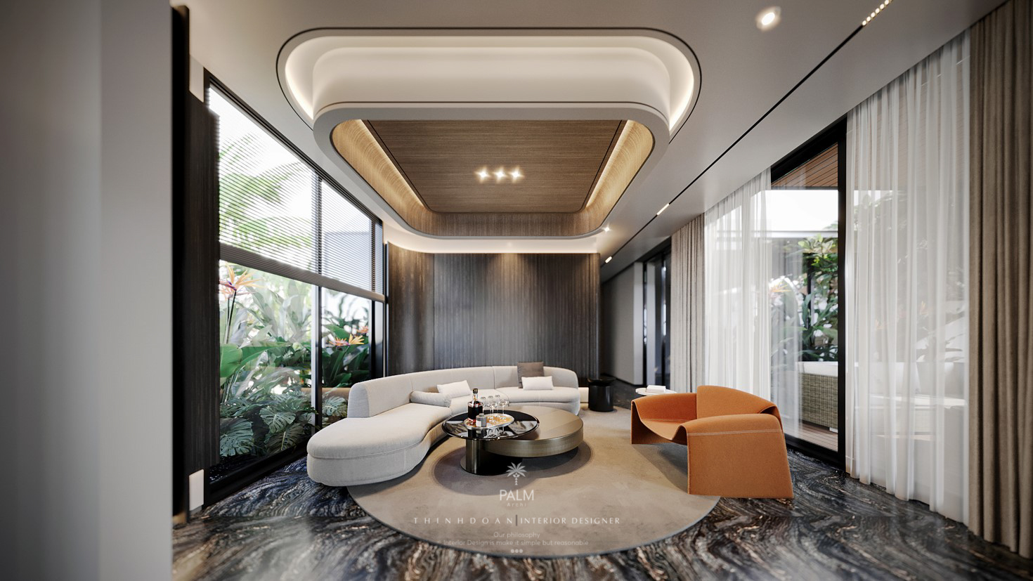 阳光别墅豪宅丨Palm Archi-30