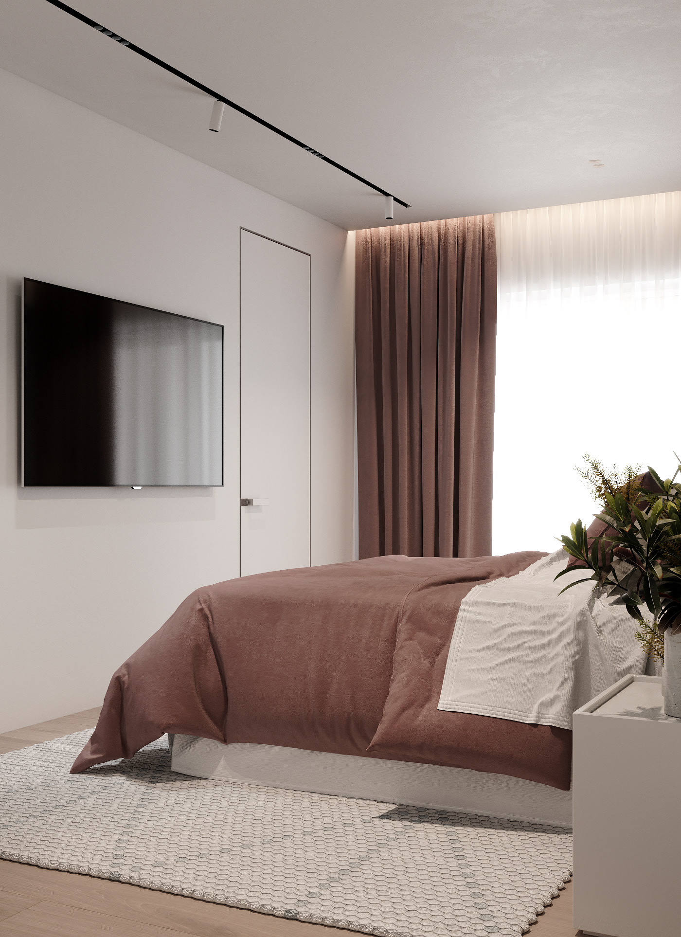 130㎡简约灰木风-8