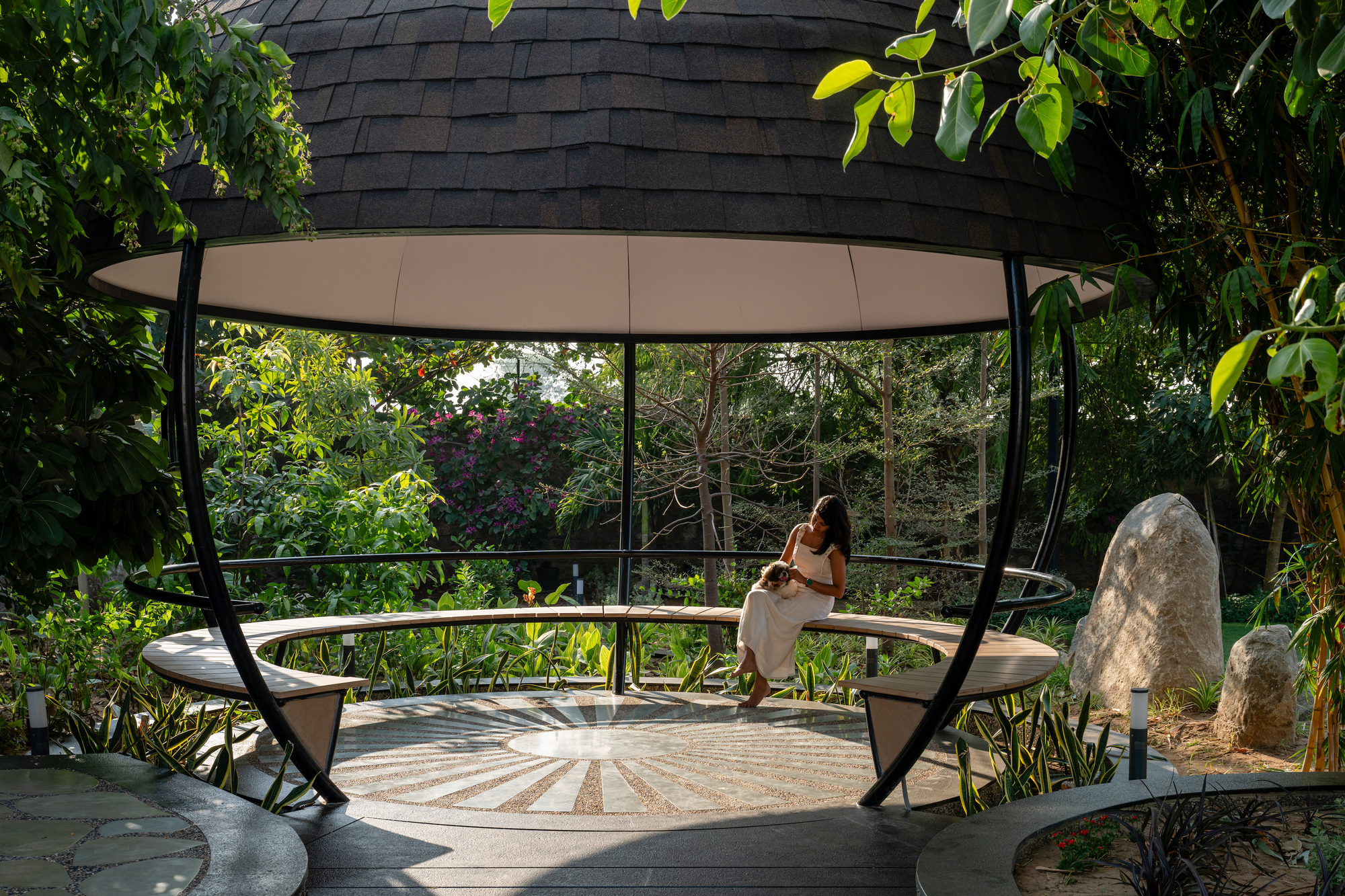 阳光房丨印度丨Achyutam Designs-28