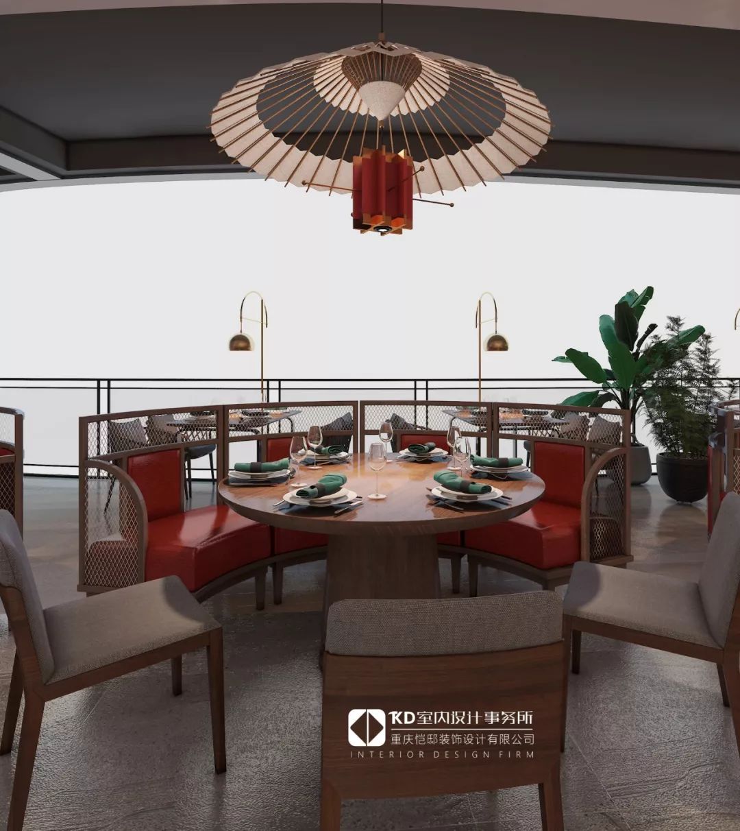 新东方主义餐厅设计 | 湘域龙湖 U 城店-42