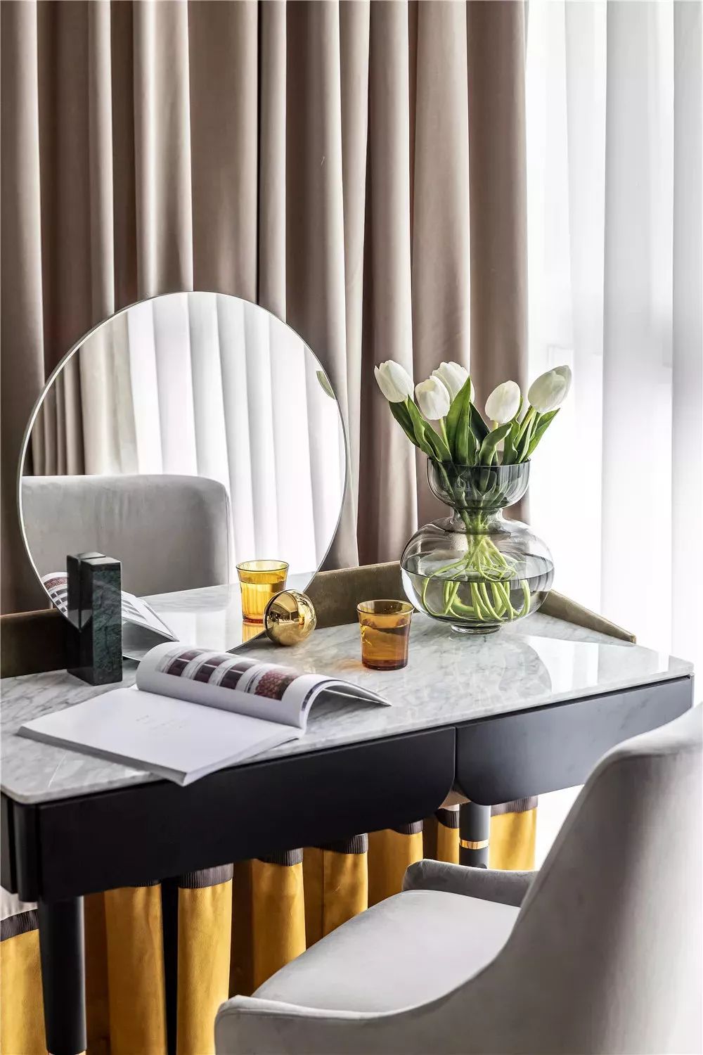 110㎡现代轻奢家居设计-30