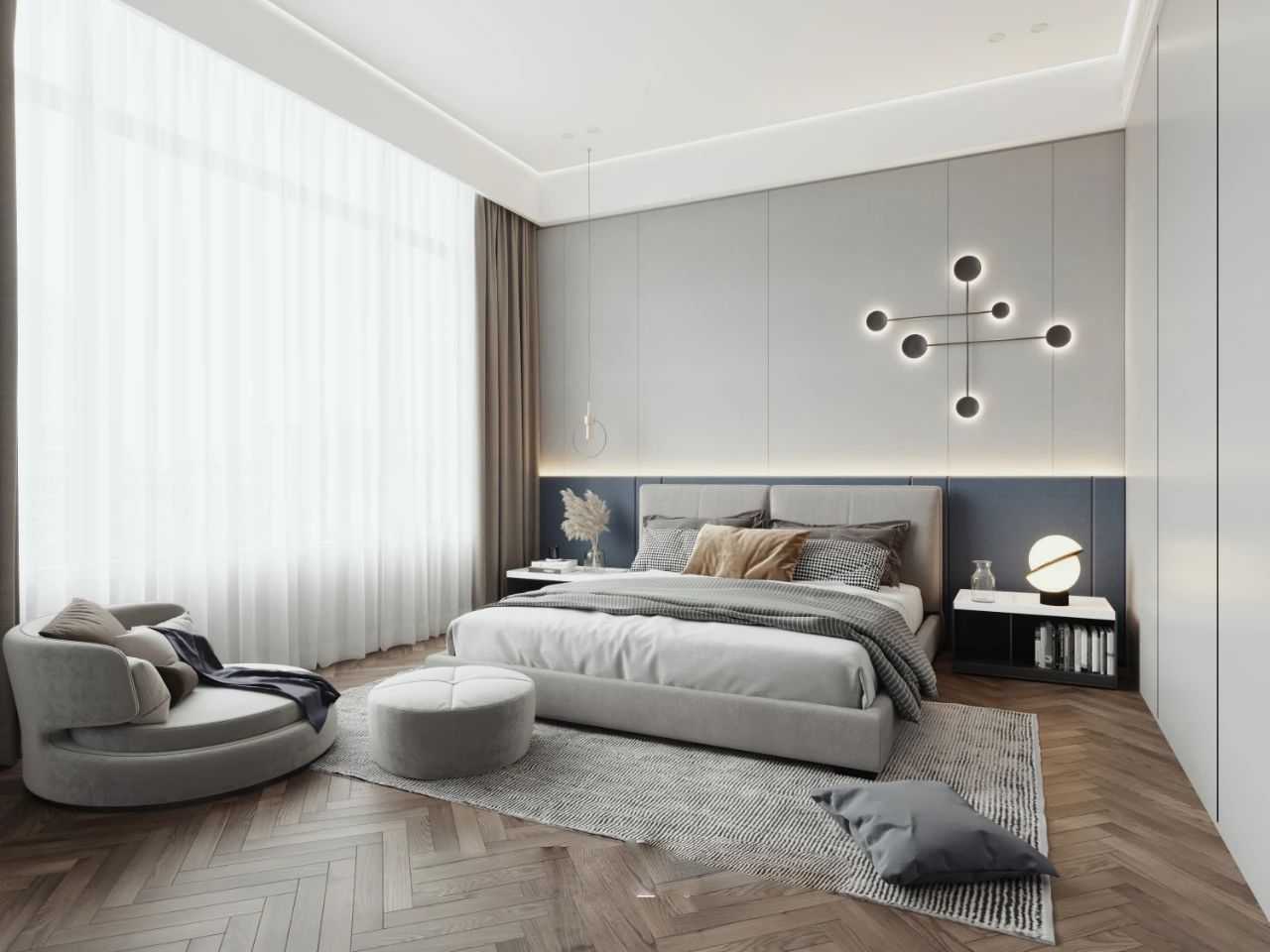 400m²全案托管大平层丨常州和尊设计-39