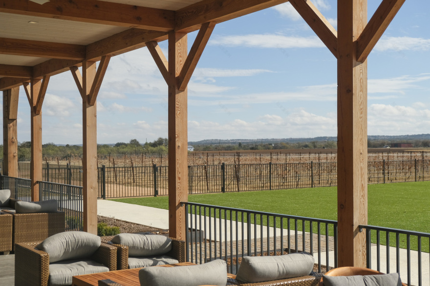 Augusta Vin Winery 酒庄设计丨美国德克萨斯丨Texas Timber Frames-15