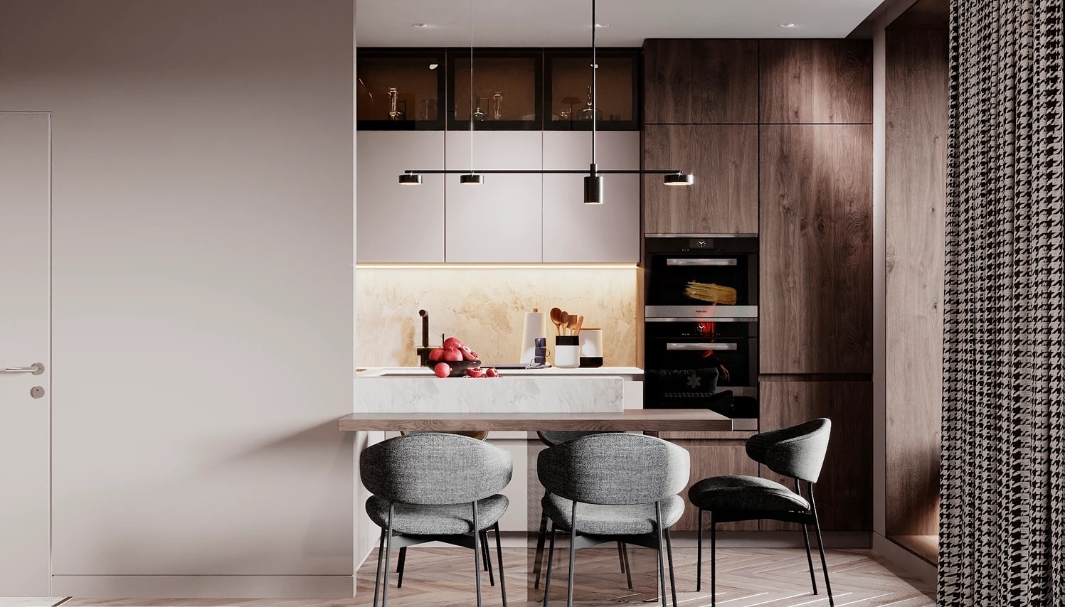 橘色+蓝色 如梦般恬静，享受静谧时光-6