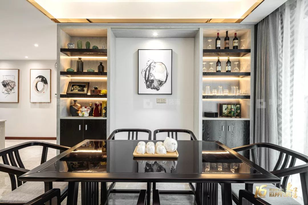 成都龙湖听蓝湾新中式家居设计,优雅轻奢致敬历史传承-61