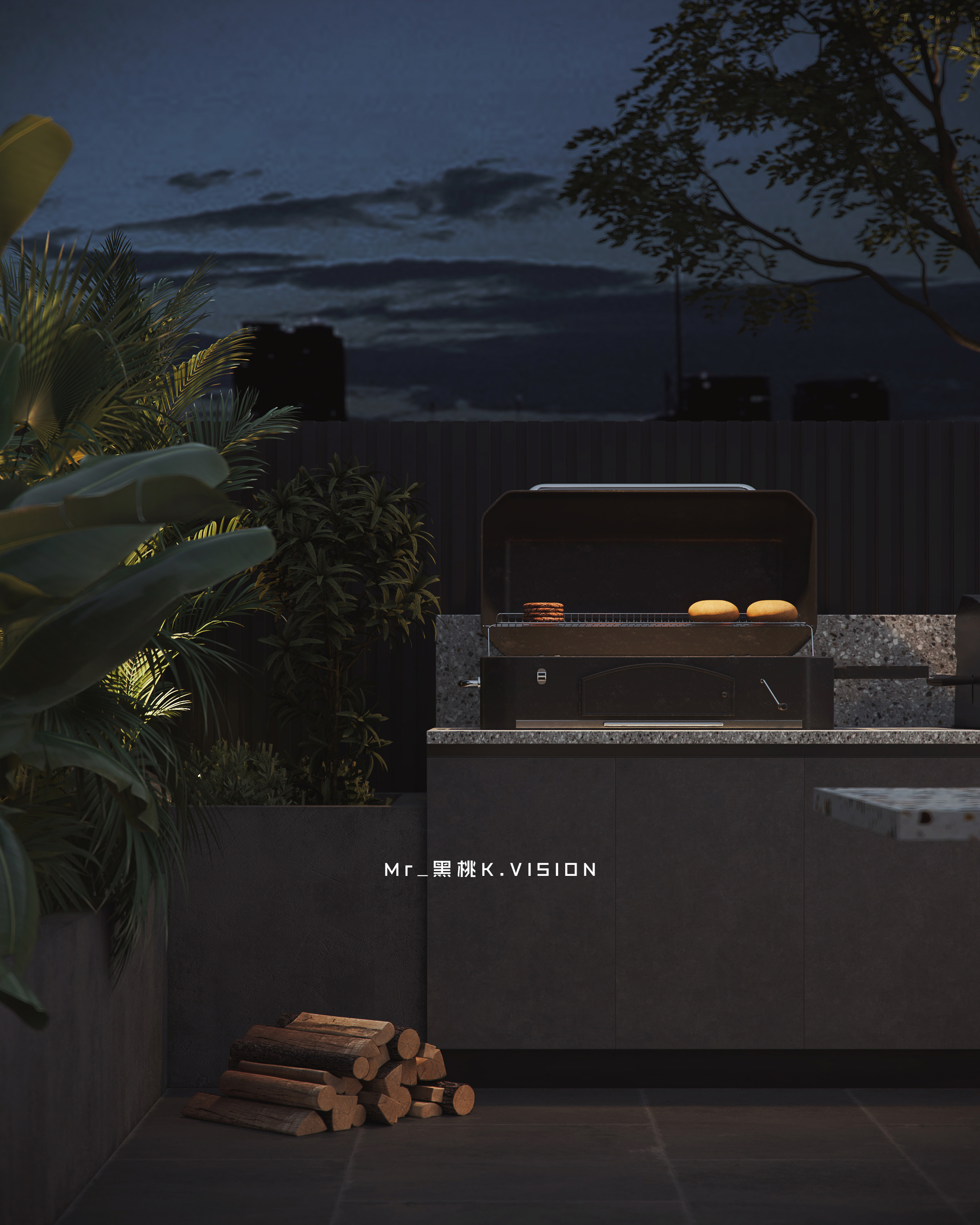 室外园林建筑表现-7