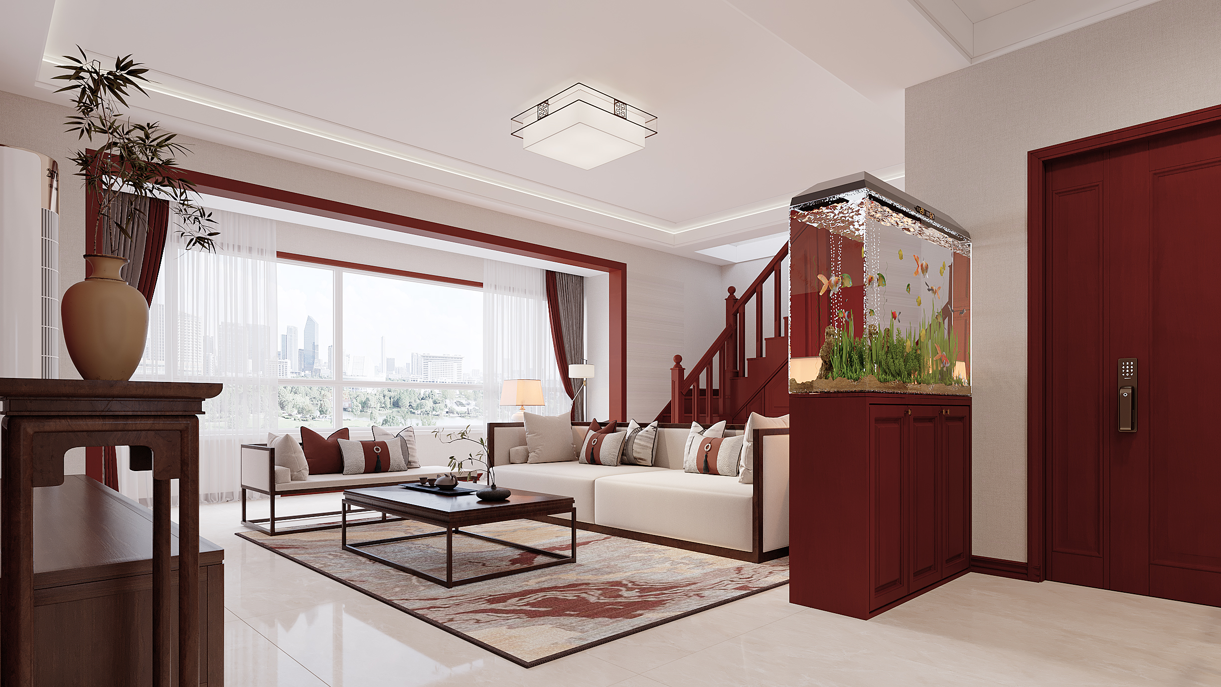 红木老中式家装设计-3