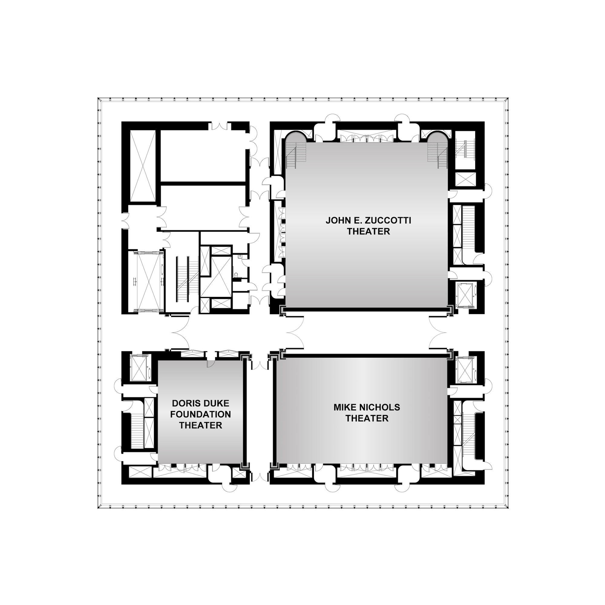 佩雷尔曼表演艺术中心丨美国纽约丨REX ARCHITECTURE-63