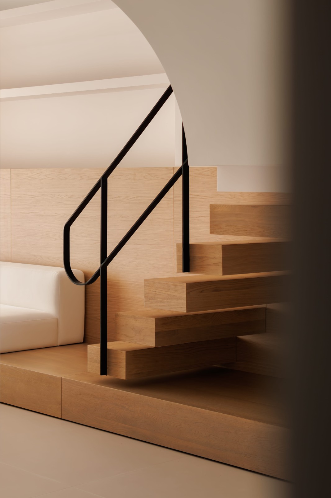 HURR赫设计丨复式的破界与重构:木质骨骼与简白画幕-56