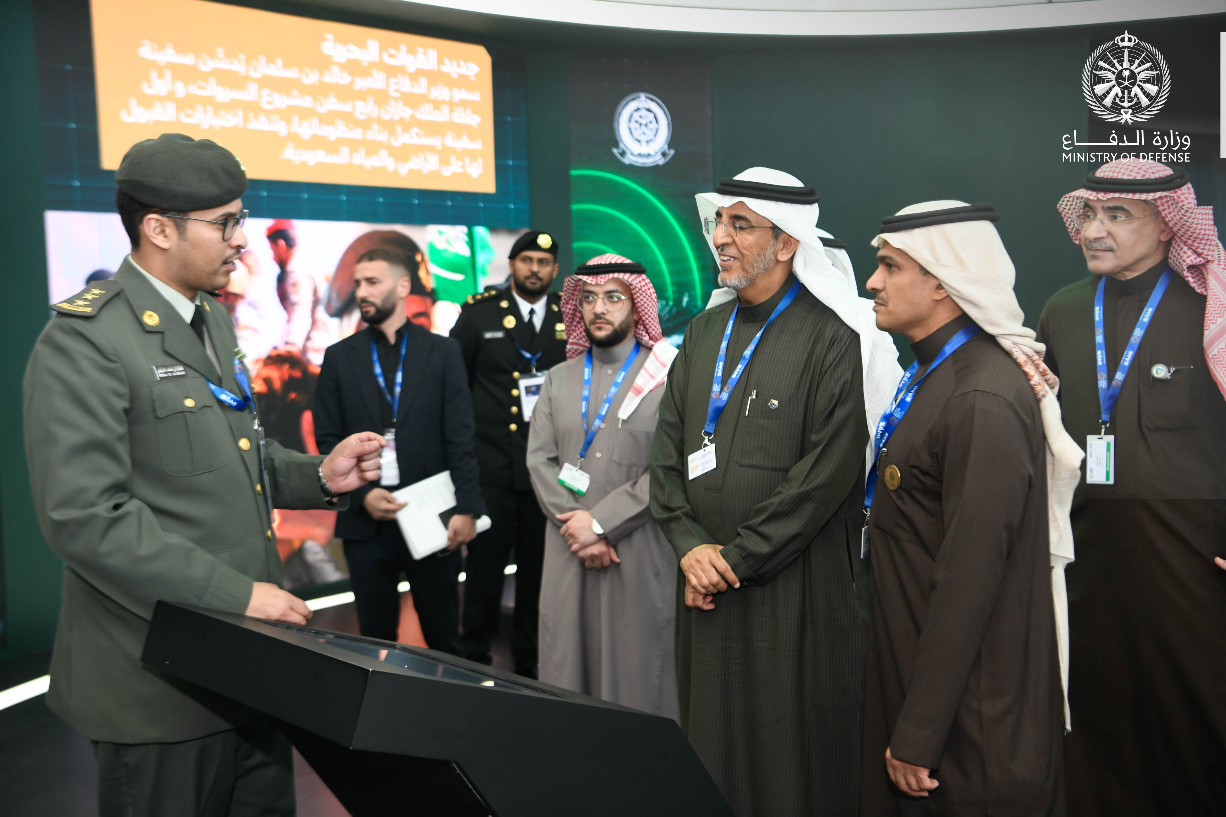 沙特国防部 2024 年世界国防展展览空间设计-11