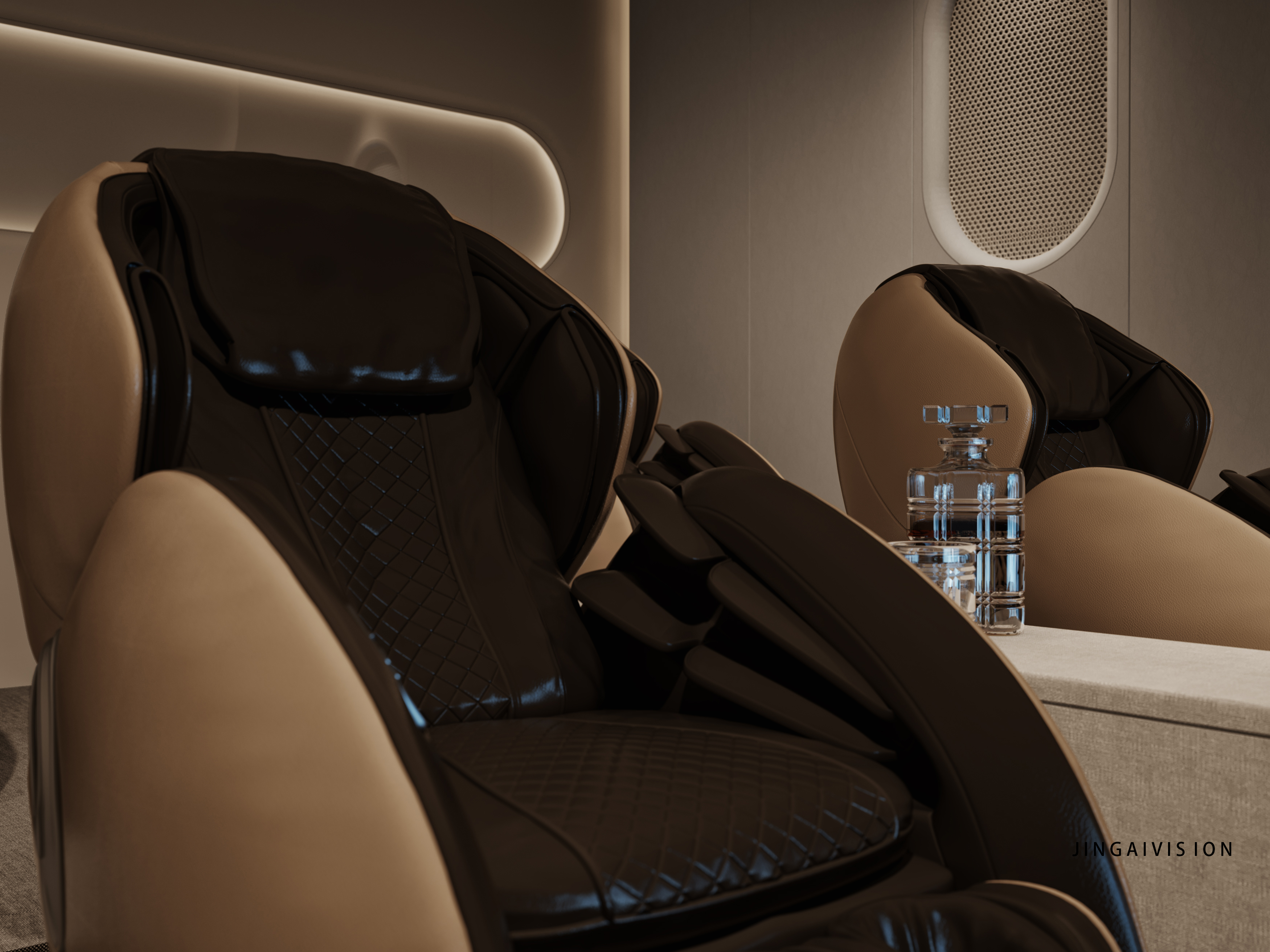 现代轻奢平层-13