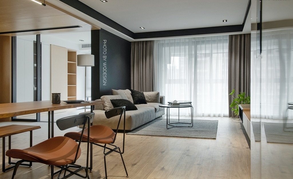 杭州江南国际城 105㎡原木极简空间设计-42