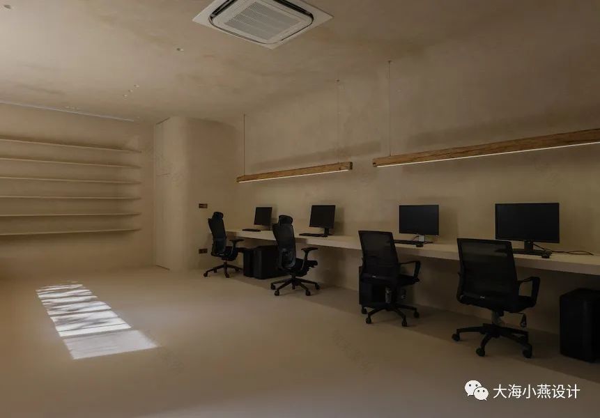 上海 70 平米办公室,竹影摇曳的“空”与“土”-29