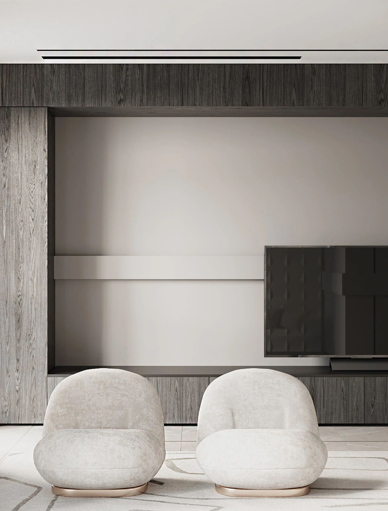 俄罗斯简约优雅公寓设计丨VERITY DESIGN-75