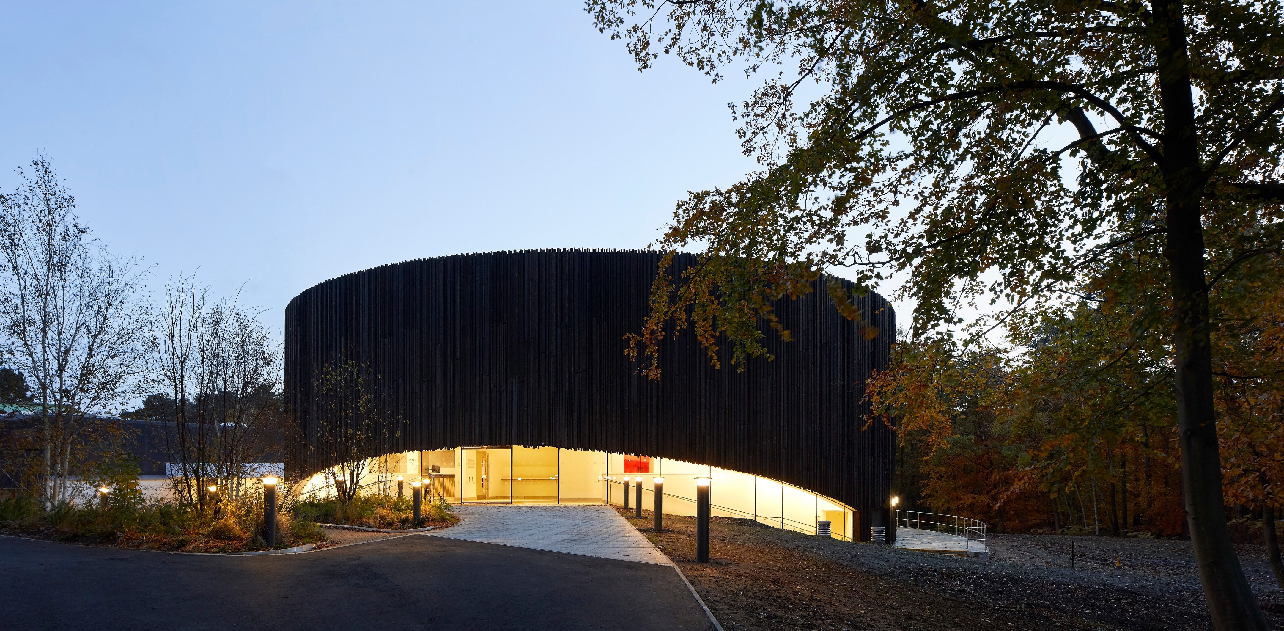 森林中的圆形艺术馆-28