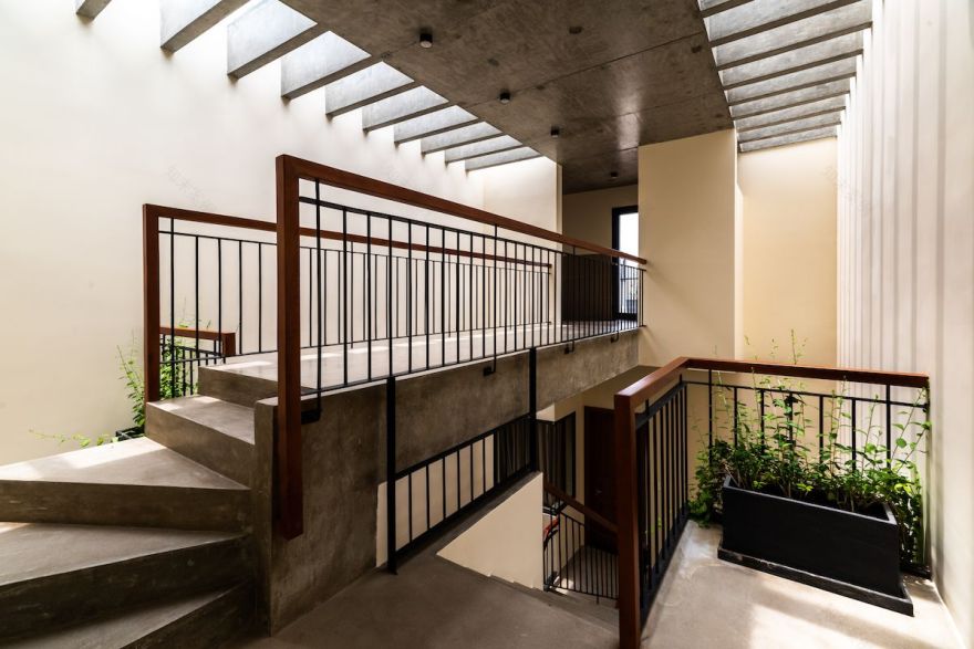 越南 Minaka 城市住宅的室外室内一体化设计-7