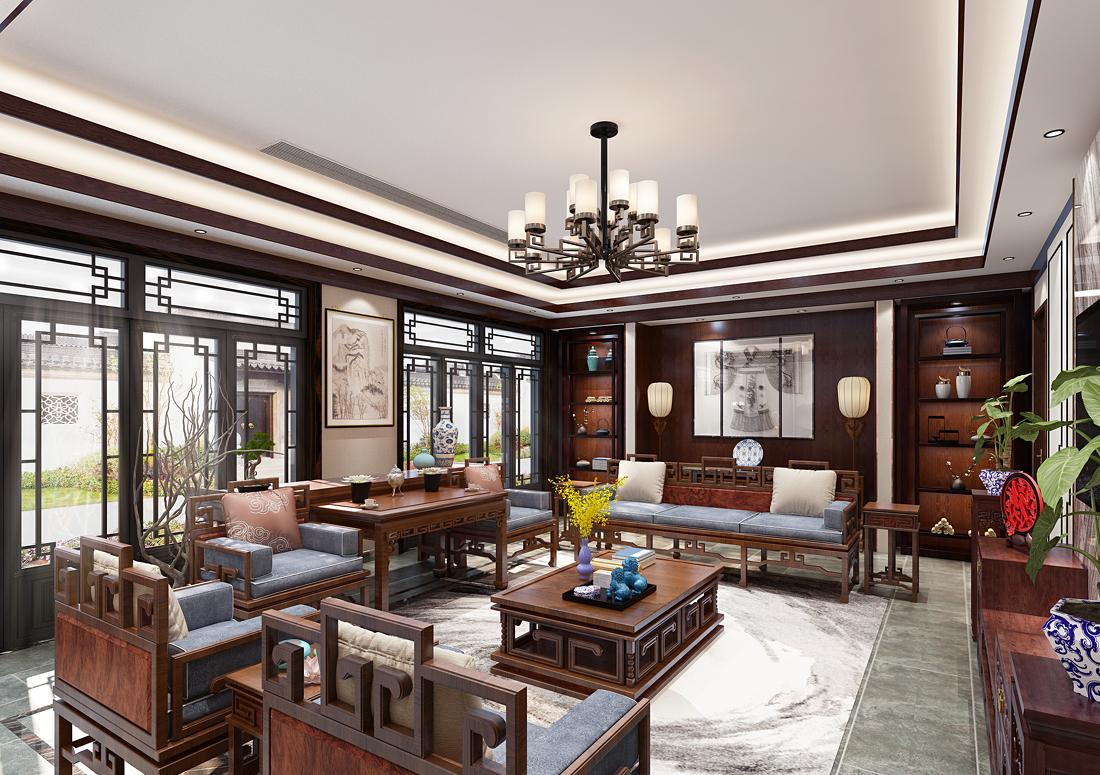 华润悦府中式风别墅-1