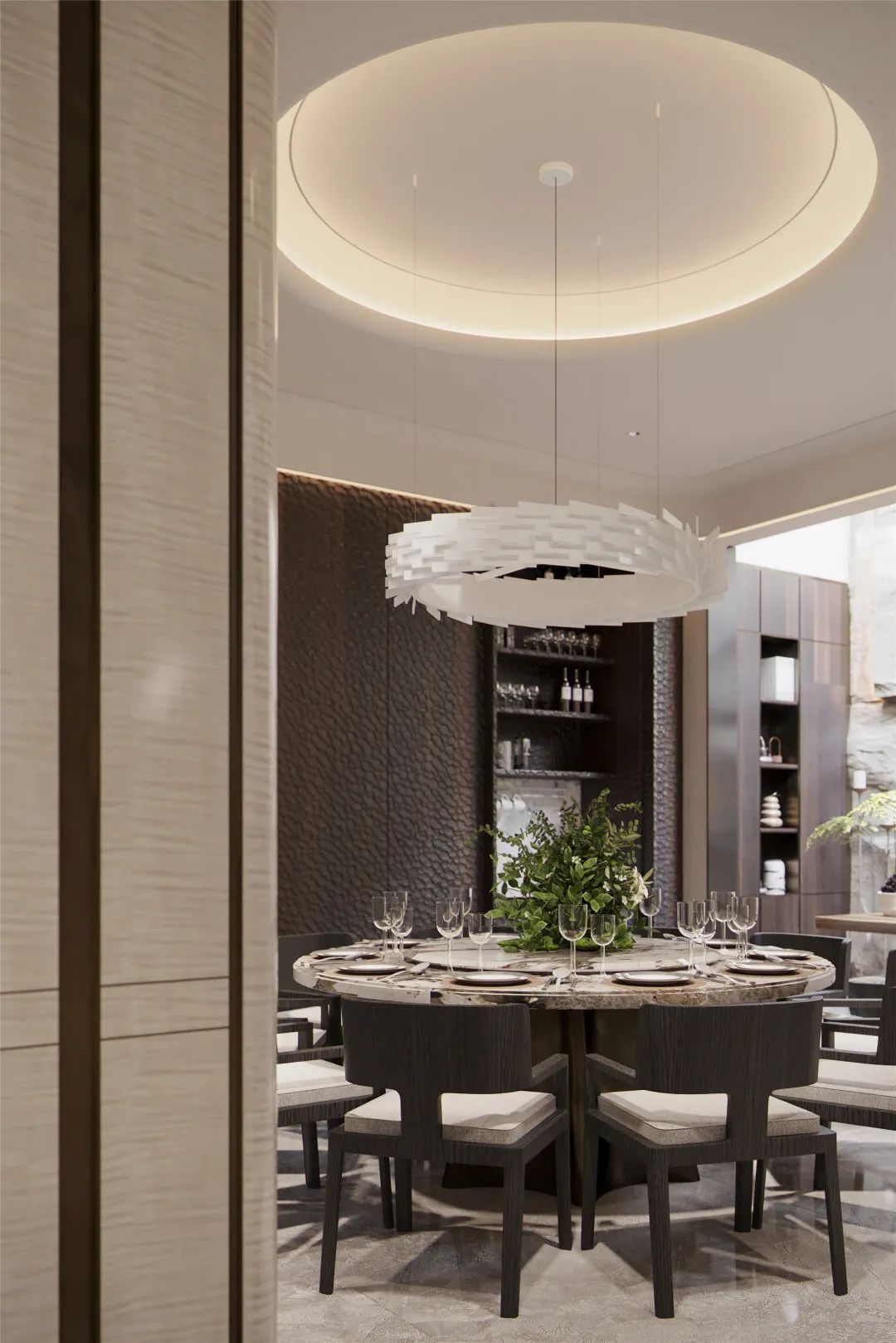 580㎡联排别墅装修，奢适印象，享受静谧时光！-19